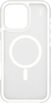 iDeal of Sweden Bumper Case MagSafe voor de Apple iPhone 16 Pro Max - Cloudy White Wit