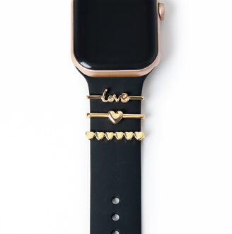 iDeal of Sweden Charms voor smartwatch bandjes - 3pack - Goud - One size