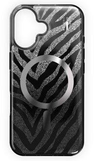 iDeal of Sweden Clear Case Limited met MagSafe voor de Apple iPhone 16 - Zebra Mystique Meerkleurig