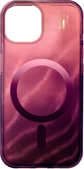 iDeal of Sweden Clear Case MagSafe voor de Apple iPhone 13 / 14 / 15 / 16e - Cherry Lacquer Rood