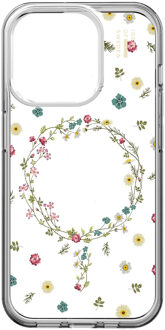 iDeal of Sweden Clear Case MagSafe voor de Apple iPhone 15 Pro - Petite Floral Meerkleurig