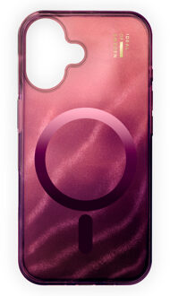 iDeal of Sweden Clear Case MagSafe voor de Apple iPhone 16 - Cherry Lacquer Rood