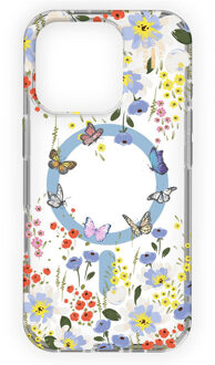 iDeal of Sweden Clear Case MagSafe voor de Apple iPhone 16 Pro - Artistic Garden Meerkleurig