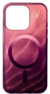 iDeal of Sweden Clear Case MagSafe voor de Apple iPhone 16 Pro - Cherry Lacquer Rood