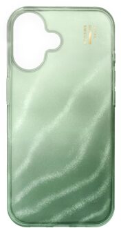 iDeal of Sweden Clear Case MagSafe voor de Apple iPhone 16 - Sage Green Groen
