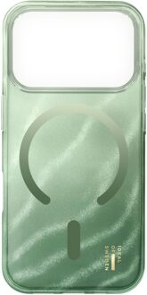 iDeal of Sweden Clear Case MagSafe voor de Apple iPhone 17 Pro - Sage Green Groen