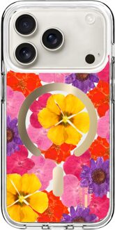 iDeal of Sweden Clear Case MagSafe voor de Apple iPhone 17 Pro - Tropical Floral Meerkleurig