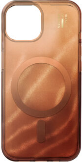 iDeal of Sweden Clear Case MagSafe voor de Apple iPhone 17e / 16e / 15 / 14 / 13 - Mocha Mousse Bruin