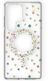 iDeal of Sweden Clear Case MagSafe voor de Samsung Galaxy S25 Ultra - Petite Floral Meerkleurig