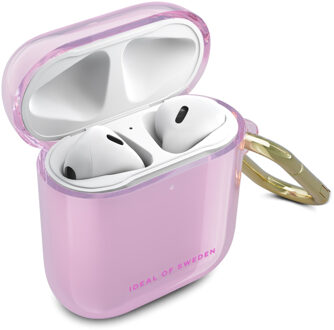 iDeal of Sweden Clear Case voor de Apple AirPods 1 / 2 - Light Pink Roze - One size