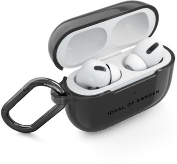 iDeal of Sweden Clear Case voor de Apple AirPods Pro - Tinted Black Zwart - One size
