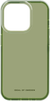 iDeal of Sweden Clear Case voor de Apple iPhone 15 Pro - Khaki Groen