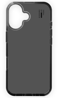 iDeal of Sweden Clear Case voor de Apple iPhone 16 - Tinted Black Zwart