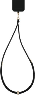 iDeal of Sweden Cord Phone Strap Universal - Telefoonkoord - Universeel - Black Zwart - One size