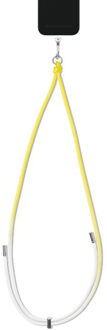 iDeal of Sweden Cord Phone Strap Universal - Telefoonkoord - Universeel - Soft Lemon Ombre Geel - One size