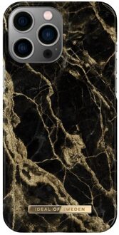 iDeal of Sweden Fashion Backcover voor de Apple iPhone 13 Pro Max - Golden Smoke Marble Meerkleurig