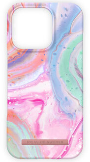 iDeal of Sweden Fashion Backcover voor de Apple iPhone 16 Pro Max - Pastel Marble Meerkleurig