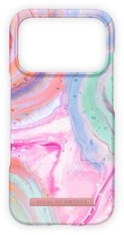 iDeal of Sweden Fashion Backcover voor de Apple iPhone 17 Pro - Pastel Marble Meerkleurig