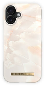 iDeal of Sweden Fashion Backcover voor de Apple iPhone 17 - Rose Pearl Marble Meerkleurig