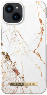 iDeal of Sweden Fashion Backcover voor de iPhone 13 - Carrara Gold Meerkleurig