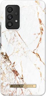 iDeal of Sweden Fashion Backcover voor de Samsung Galaxy A53 - Carrara Gold Goud