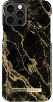 iDeal of Sweden Golden Smoke Marble Apple iPhone 12 / 12 Pro Back Cover