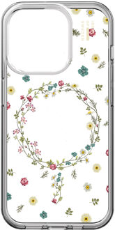 iDeal of Sweden Mirror Case met MagSafe voor de Apple iPhone 15 Pro - Petite Floral Meerkleurig
