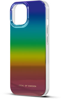 iDeal of Sweden Mirror Case voor de Apple iPhone 13/14/15/16e - Rainbow Meerkleurig