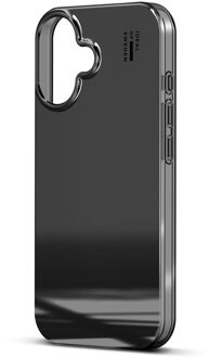 iDeal of Sweden Mirror Case voor de Apple iPhone 16 - Mirror Black Meerkleurig