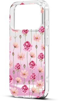 iDeal of Sweden Mirror Case voor de Apple iPhone 17 Pro Max - Rose Blush Floral Meerkleurig