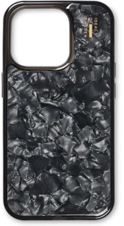 iDeal of Sweden Pearlized Case voor de Apple iPhone 14 Pro - Zwart