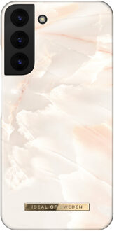 iDeal of Sweden Rose Pearl Marble Samsung Galaxy S22 Plus Back Cover