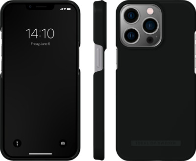 iDeal of Sweden Seamless Case Backcover voor de iPhone 13 Pro - Coal Black Zwart
