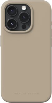iDeal of Sweden Silicone Case met MagSafe voor de Apple iPhone 15 Pro - Beige