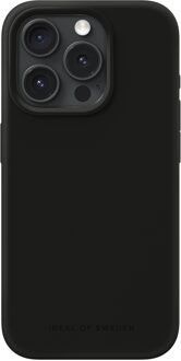 iDeal of Sweden Silicone Case met MagSafe voor de Apple iPhone 15 Pro - Black Zwart