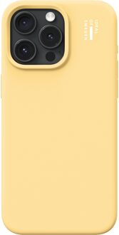 iDeal of Sweden Silicone Case met MagSafe voor de Apple iPhone 15 Pro Max - Soft Lemon Geel