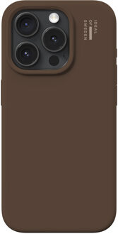 iDeal of Sweden Silicone Case met MagSafe voor de Apple iPhone 15 Pro - Mocha Mousse Bruin