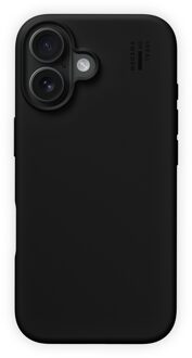 iDeal of Sweden Silicone Case met MagSafe voor de Apple iPhone 16 - Black Zwart