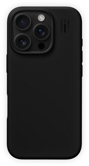 iDeal of Sweden Silicone Case met MagSafe voor de Apple iPhone 16 Pro Max - Black Zwart