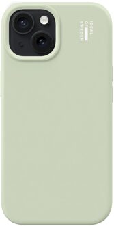 iDeal of Sweden Silicone Case met MagSafe voor de Apple iPhone 17e / 16e / 15 / 14 / 13 - Sage Green Groen