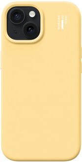 iDeal of Sweden Silicone Case met MagSafe voor de Apple iPhone 17e / 16e / 15 / 14 / 13 - Soft Lemon Geel