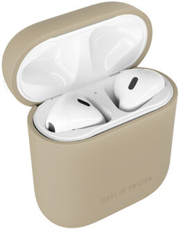iDeal of Sweden Silicone Case voor de Apple AirPods 1 / 2 - Beige - One size