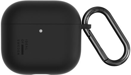 iDeal of Sweden Silicone Case voor de Apple AirPods 4 - Black Zwart - One size