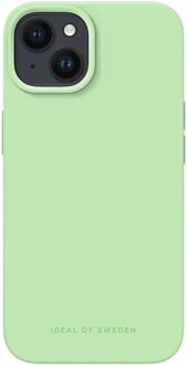 iDeal of Sweden Silicone Case voor de Apple iPhone 14 / 13 - Mint Mintgroen
