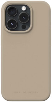 iDeal of Sweden Silicone Case voor de Apple iPhone 15 Pro - Beige