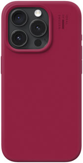 iDeal of Sweden Silicone Case voor de Apple iPhone 15 Pro - Cranberry Donkerrood