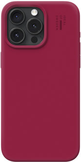 iDeal of Sweden Silicone Case voor de Apple iPhone 15 Pro Max - Cranberry Donkerrood