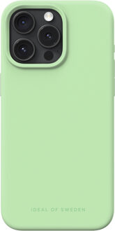 iDeal of Sweden Silicone Case voor de Apple iPhone 15 Pro Max - Mint Mintgroen