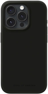 iDeal of Sweden Silicone Case voor de Apple iPhone 15 Pro - Zwart