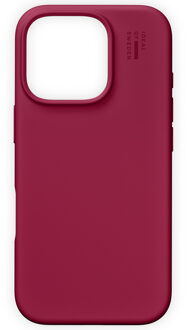 iDeal of Sweden Silicone Case voor de Apple iPhone 16 Pro - Cranberry Donkerrood